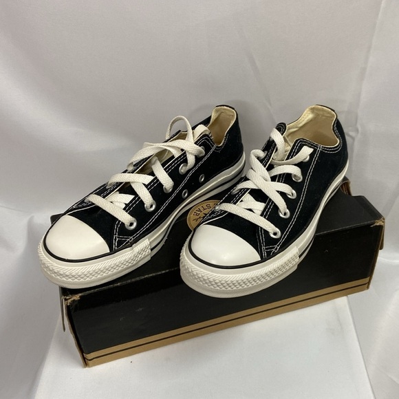 Vintage Converse All Star OX M9166 Black Size 6 In Box - Picture 2 of 9